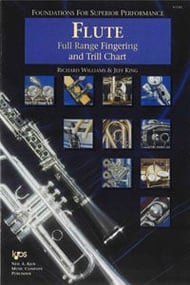 cover FINGERING AND TRILL CHART FLUTE cover
